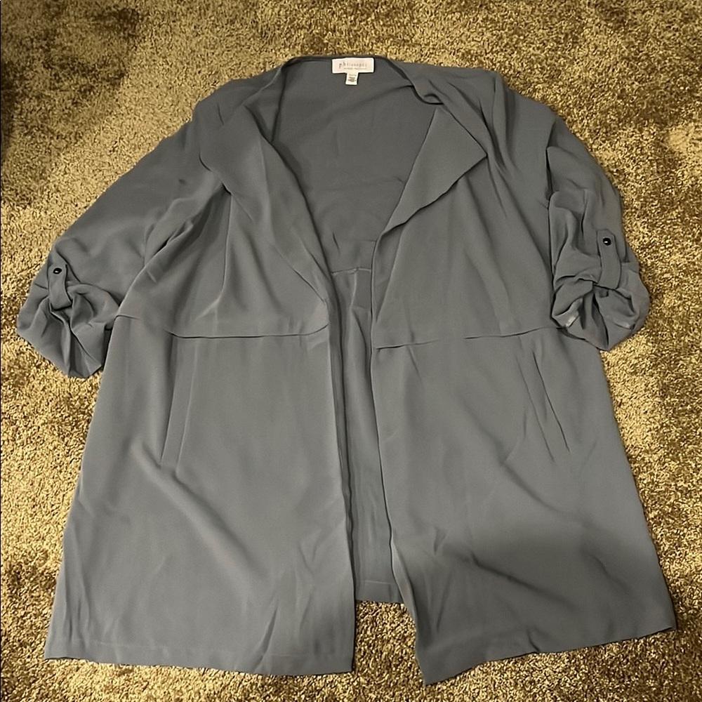 Philosophy Open Duster Jacket
